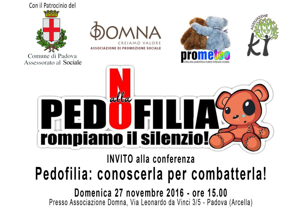 Conferenza lotta alla pedofilia con Massimiliano Frassi